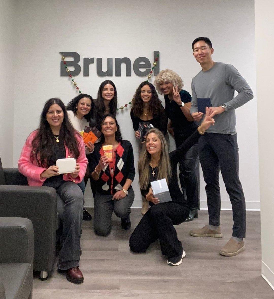 Claudine with colleagues